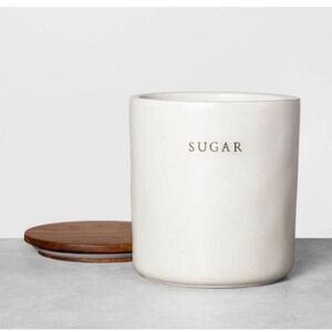 Hearth & Hand Magnolia Stoneware Sugar Canister Joanna Gaines Kitchen Storage